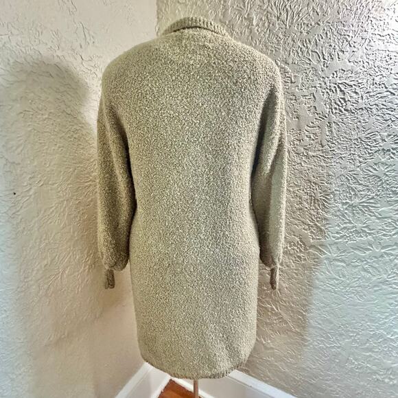 Vintage Monto Par Le Chois Bouclé Knit Cardigan Chunky Knit Puff Sleeve Coat Med - Picture 8 of 16
